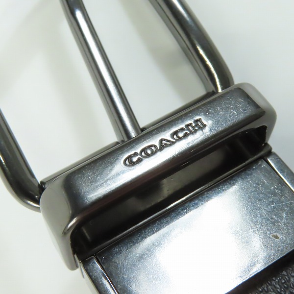 実際に弊社で買取させて頂いたCOACH/コーチ シグネチャー柄ベルトの画像 3枚目