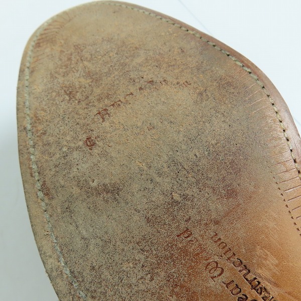 実際に弊社で買取させて頂いたREGAL/リーガル EAST COAST COLLECTION/タッセルローファー 2244/24.5EEの画像 7枚目