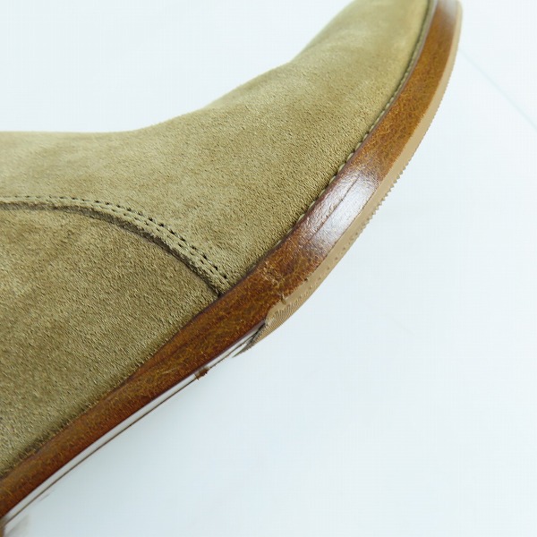 実際に弊社で買取させて頂いたSAINT LAURENT PARIS/サンローランパリ ワイアット ジョッパーブーツ スウェード 498372/41の画像 7枚目