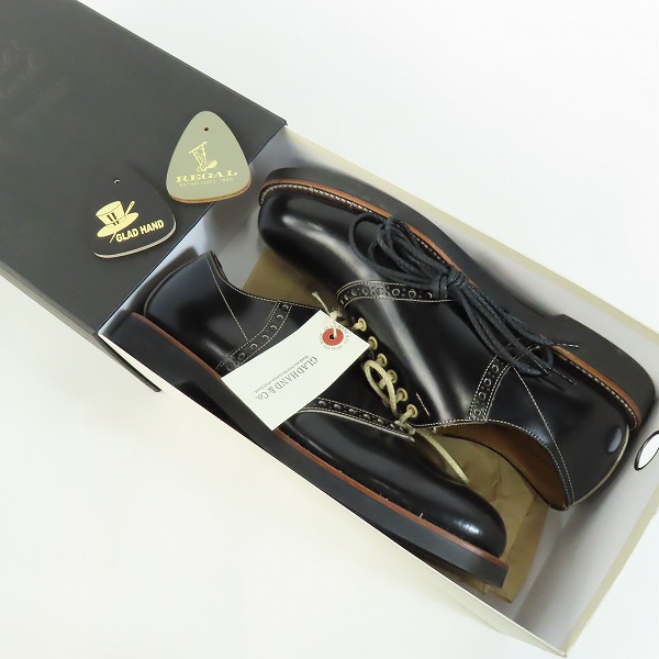 実際に弊社で買取させて頂いたGLADHAND × REGAL/グラッドハンド×リーガル サドルシューズ 606S GHEB/27の画像 7枚目