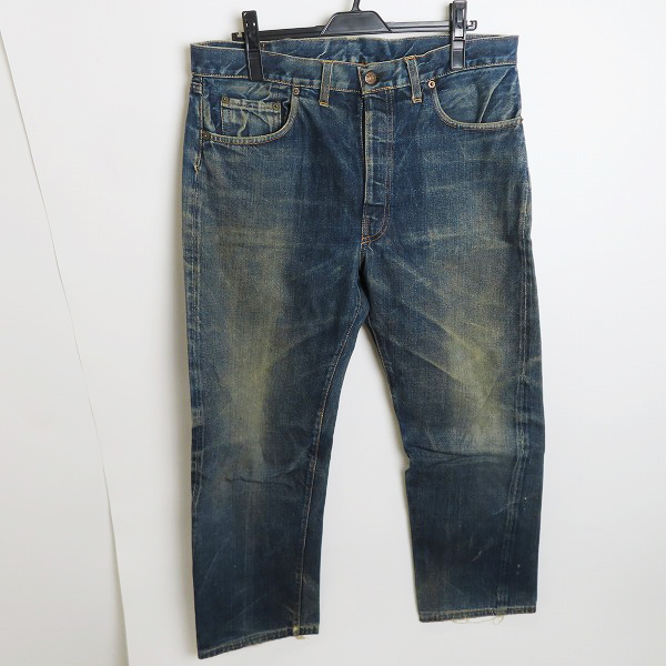 実際に弊社で買取させて頂いたLevis/リーバイス 505 42TALON 42タロンジップ 刻印4 デニムパンツ