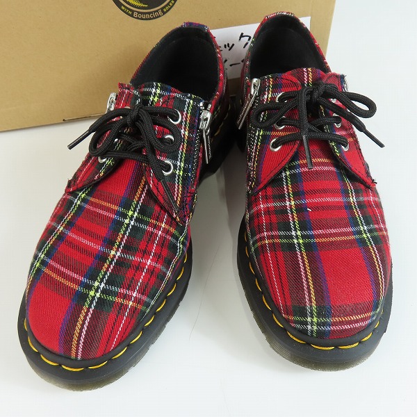 実際に弊社で買取させて頂いたDr.Martens/ドクターマーチン ZIP チェック 3ホール ブーツ 1461/UK7