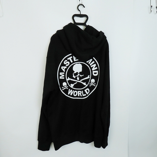 実際に弊社で買取させて頂いたmastermind JAPAN/マスターマインドジャパン fuck off サークルロゴパーカー 17SPMM-SW03-A/Lの画像 1枚目
