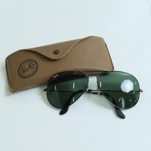 実際に弊社で買取させて頂いたRay-Ban/レイバン B&L/ボシュロム社製 シューター ティアドロップ型サングラス L2821の画像 9枚目