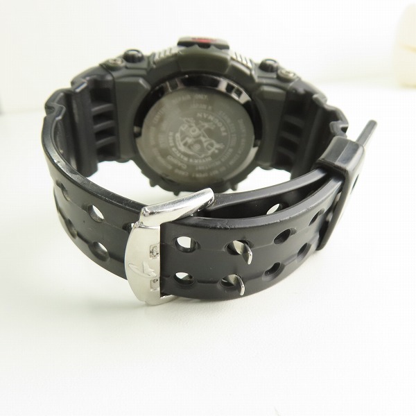 実際に弊社で買取させて頂いたG-SHOCK/Gショック FROGMAN/フロッグマン Master of G/マスターオブG ソーラー電波時計 GWF-1000-1JFの画像 2枚目