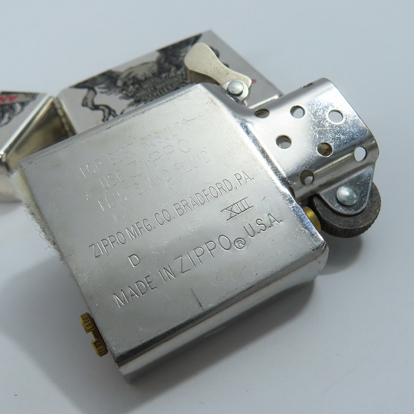 実際に弊社で買取させて頂いたZIPPO/ジッポー ハーレーダビッドソン 95th ANNIVERSARY LIMITED 台座付き 1997年製の画像 6枚目