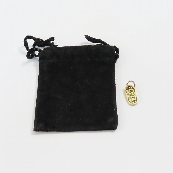 実際に弊社で買取させて頂いたBWL/Bill Wall Leather/ビルウォールレザー 18k ロゴプレート ペンダント トップ ゴールドの画像 5枚目