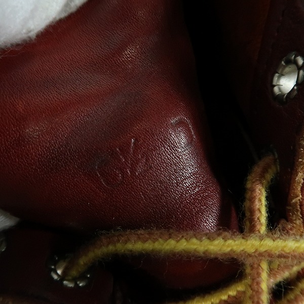 実際に弊社で買取させて頂いたRED WING/レッドウィング アイリッシュセッター ブーツ 犬タグ 8166/6.5D の画像 6枚目