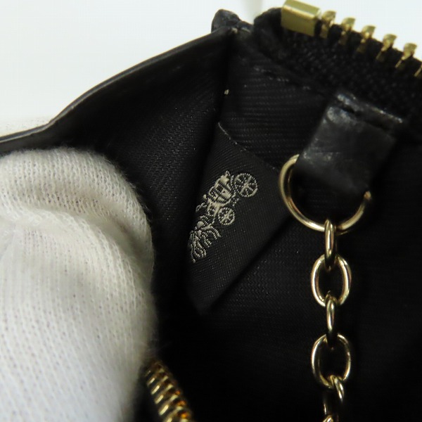 実際に弊社で買取させて頂いたCOACH/コーチ シグネチャー カード/コインケース F16107の画像 5枚目