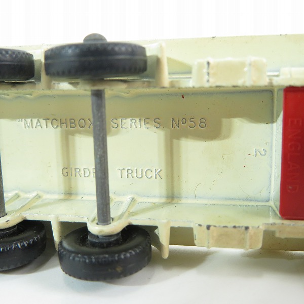 実際に弊社で買取させて頂いたMATCHBOX/マッチボックス No.58 DAF GIRDER TRUCK/ダフ ガーダートラック ミニカー の画像 5枚目