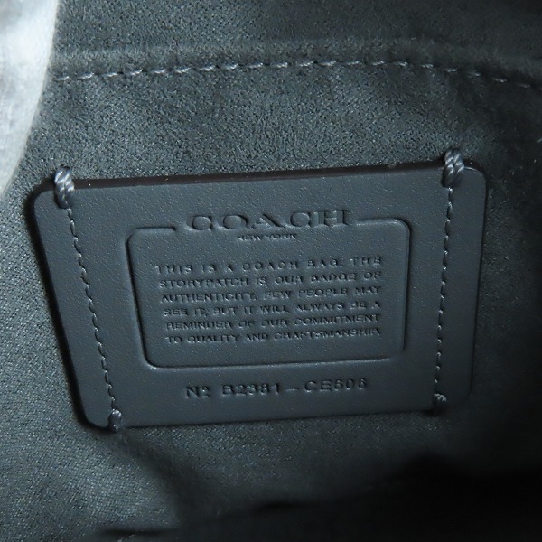 実際に弊社で買取させて頂いたCOACH/コーチ グレース キャリーオール 2way ハンドバッグ ショルダーバッグ  CE606の画像 4枚目