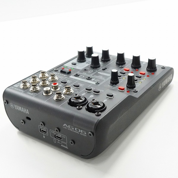 実際に弊社で買取させて頂いたYAMAHA/ヤマハ AG06 MKII ウェブキャスティングミキサー アナログミキサー 通電確認済みの画像 3枚目