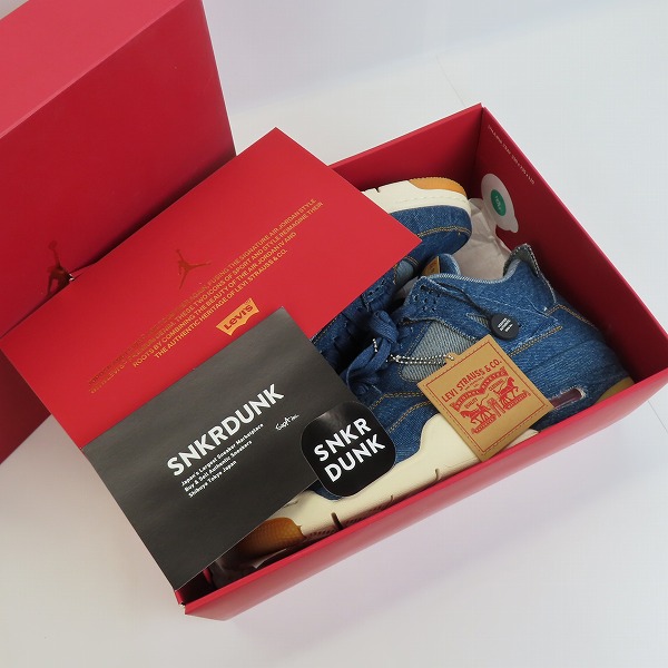実際に弊社で買取させて頂いたNIKE×LEVIS/ナイキ×リーバイス AIR JORDAN 4 RETRO NRG/AO2571-401/28の画像 8枚目
