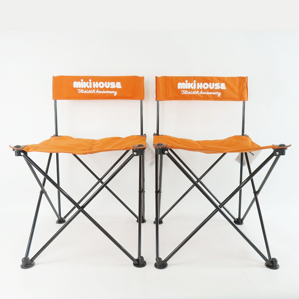 実際に弊社で買取させて頂いたミキハウス 30周年 折りたたみチェア 2点セット