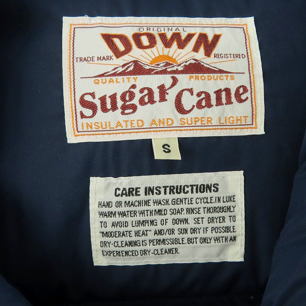 実際に弊社で買取させて頂いたSUGAR CANE/シュガーケーン ダウンベスト/Sの画像 2枚目