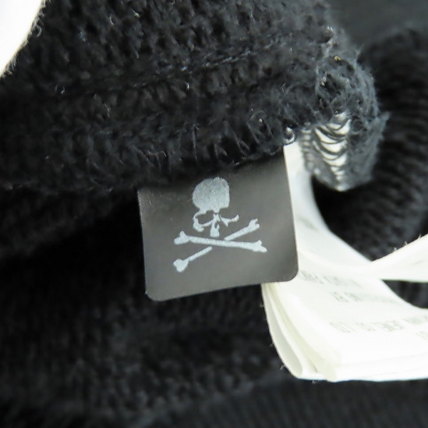 実際に弊社で買取させて頂いたMASTERMIND WORLD/マスターマインドワールド 銀ラメスカル プルオーバーパーカー MW19S02-SW011-008/Lの画像 6枚目