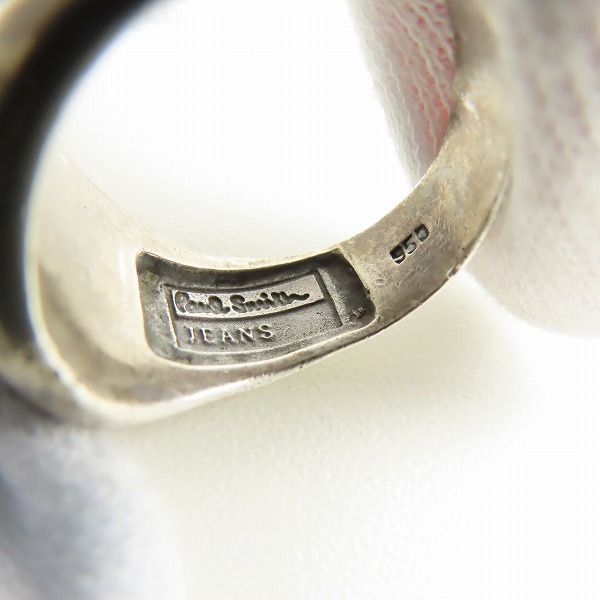 実際に弊社で買取させて頂いたPaul Smith/ポールスミス ジーンズ シルバー リング 16-16.5号の画像 6枚目