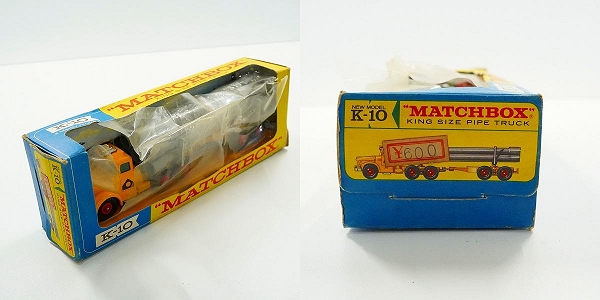 実際に弊社で買取させて頂いたMATCHBOX/マッチボックス K-10 KING SIZE PIPE TRUCK/パイプトラック ミニカーの画像 9枚目