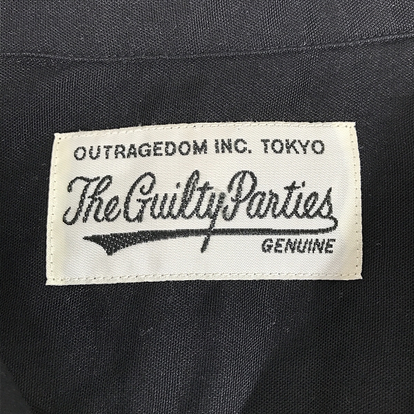 実際に弊社で買取させて頂いたGUILTY PARTIES/ギルティーパーティーズ  WACKO MARIA ワコマリア 無地 長袖ボタンシャツ Mの画像 2枚目
