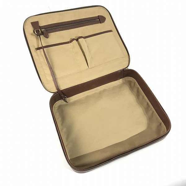 実際に弊社で買取させて頂いたGANZO/ガンゾ GD/ジーディー レザーアタッシュケース/ブリーフケース 57644の画像 3枚目