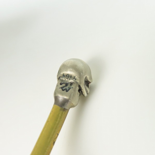 実際に弊社で買取させて頂いたTRAVIS WALKER/トラヴィスワーカー スカルヘッド ブラス バングルの画像 7枚目