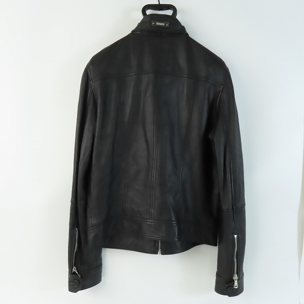 実際に弊社で買取させて頂いたDOLCE&GABBANA /ドルチェ&ガッバーナ 08-09AW TELDH レザージャケット RB0250 50の画像 1枚目