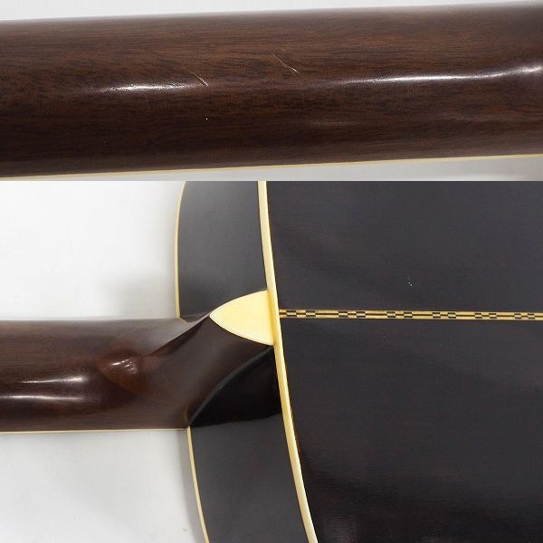 実際に弊社で買取させて頂いた★【難有り】Morris/モーリス W-25 アコースティックギター/アコギ 幌馬車ラベル 日本製 ハードケース付の画像 8枚目