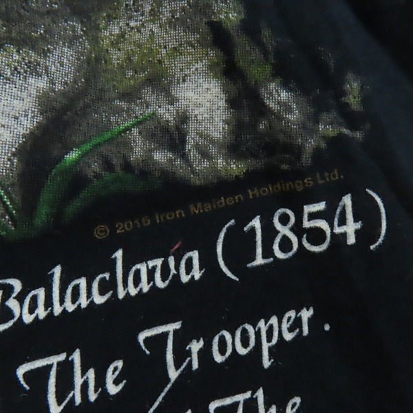実際に弊社で買取させて頂いたIRON MAIDEN/アイアンメイデン  2016年 バンドTシャツ/バンT/ツアーTシャツ/Mの画像 5枚目