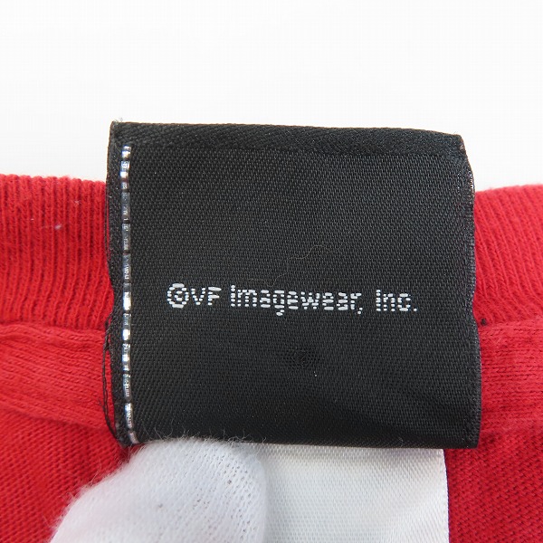 実際に弊社で買取させて頂いたHARLEY DAVIDSON/ハーレーダビッドソン イーグルプリント Tシャツ レッド/Mの画像 3枚目