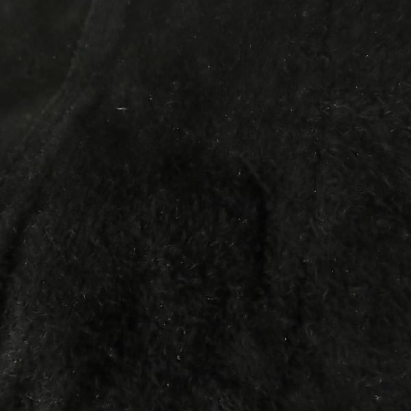 実際に弊社で買取させて頂いた【JPタグ】WACKO MARIA/ワコマリア GUILTY PARTIES FUCK 牛革 スエードレザー 裏レオパード ジャケット ブラック Mの画像 6枚目