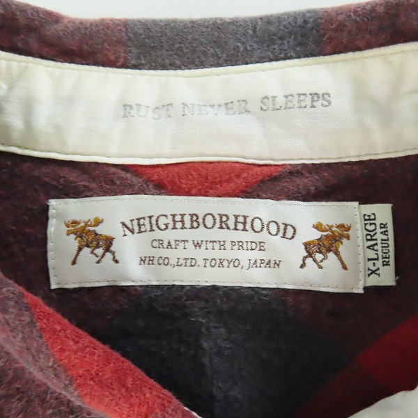 実際に弊社で買取させて頂いたNEIGHBORHOOD/ネイバーフッド LOGGER/C-SHIRT.LS ワークシャツ 161ARNH-SHM01 /XLの画像 2枚目