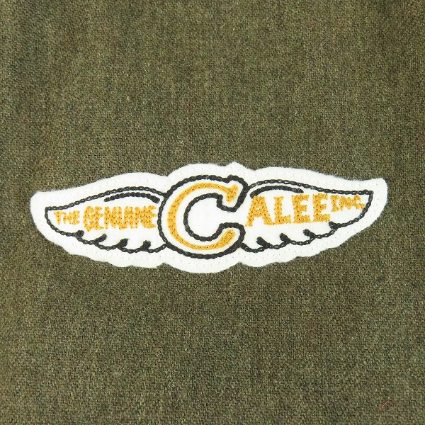 実際に弊社で買取させて頂いたCALEE/キャリー 裏地キルティング ウール ジップアップジャケット Mの画像 3枚目