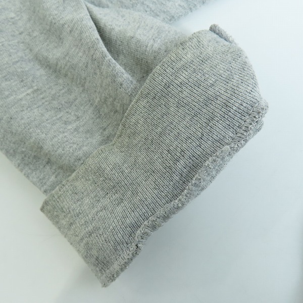 実際に弊社で買取させて頂いたSTUSSY/ステューシー 90s DJプリントTシャツ 長袖カットソー ロンT グレー 紺タグ Lの画像 8枚目