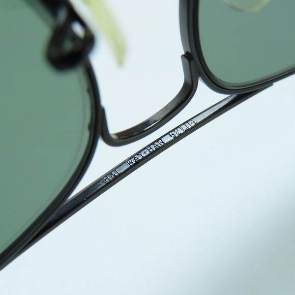 実際に弊社で買取させて頂いたRay-Ban/レイバン B&L/ボシュロム社製 シューター ティアドロップ型サングラス L2821の画像 6枚目