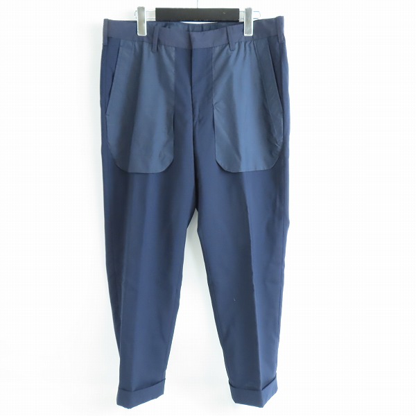 実際に弊社で買取させて頂いたUNITED ARROWS&SONS × NVy by NICK WOOSTER TRO PANTS 裏返しデザインスラックスパンツ 5551-299-0113/L