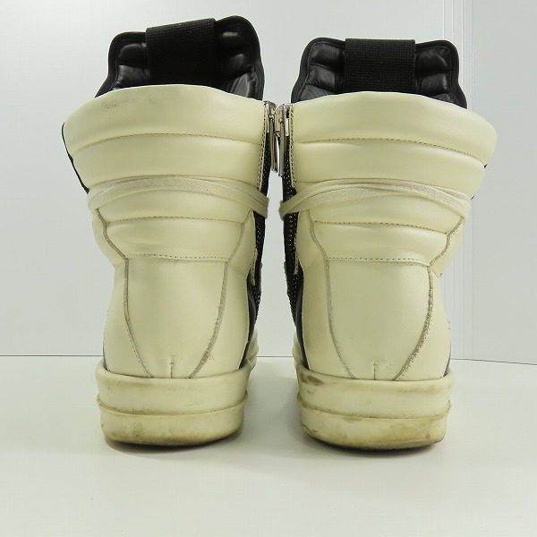 実際に弊社で買取させて頂いたRick Owens/リック オウエンス 23SS GEOBASKET/ジオバスケット/ジオバス ハイカット スニーカー RU01C4894LPO/42の画像 1枚目