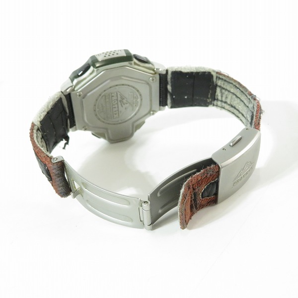 実際に弊社で買取させて頂いたCASIO/カシオ PRO TREK/プロトレック 腕時計 PRT-1400【動作未確認】の画像 3枚目
