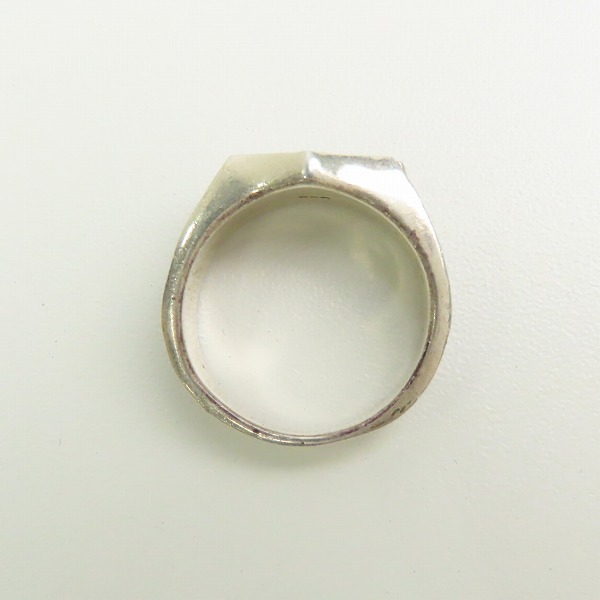 実際に弊社で買取させて頂いたHARLEY-DAVIDSON/ハーレーダビッドソン シルバー925 ロゴリング 18.5号の画像 5枚目