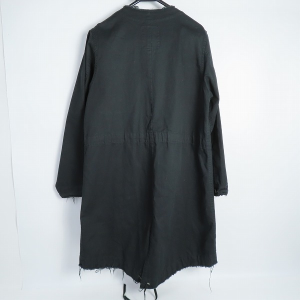 実際に弊社で買取させて頂いたUNDERCOVER/アンダーカバー No Collar Mods Coat ノーカラー モッズコート/Mの画像 1枚目