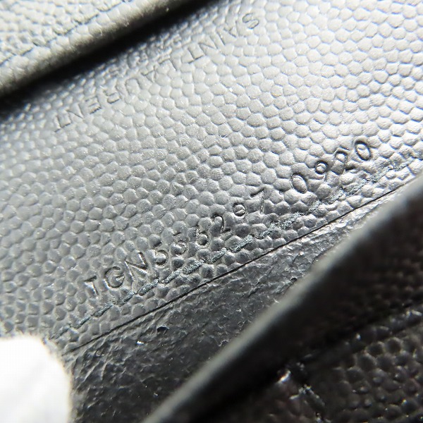 実際に弊社で買取させて頂いたSAINT LAURENT PARIS/サンローランパリ 二つ折り 長財布 556297の画像 6枚目
