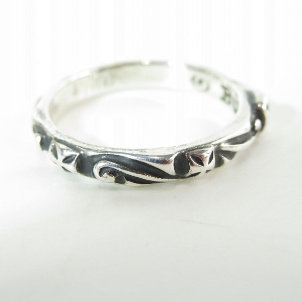 実際に弊社で買取させて頂いた (2)Bill Wall Leather/BWL/ビルウォールレザー R202 Thin クロスリング/19号 の画像 4枚目