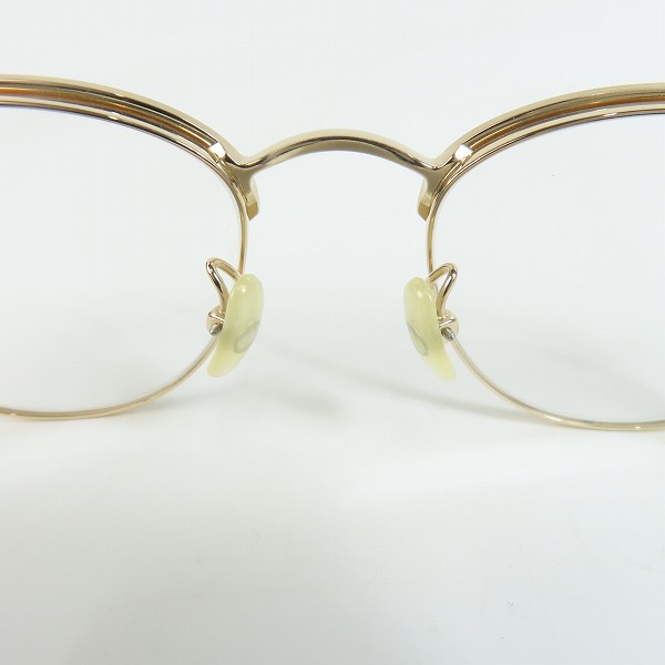 実際に弊社で買取させて頂いた999.9/フォーナインズ サーモントフレーム 眼鏡/メガネフレーム/アイウェア S-125Tの画像 4枚目