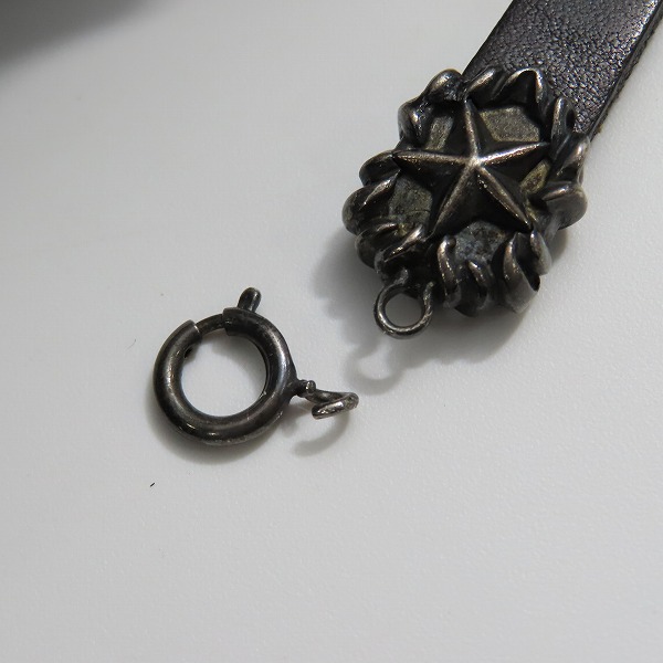 実際に弊社で買取させて頂いた【ジャンク】GIGOR/ジゴロウ ka-yu シルバー/レザー ブレスレットの画像 7枚目