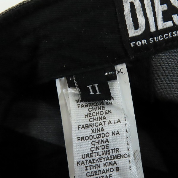 実際に弊社で買取させて頂いたDIESEL/ディーゼル ウォッシュドデニムキャップ ロゴ刺繍 c-lib-4/2の画像 4枚目