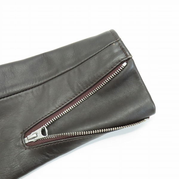 実際に弊社で買取させて頂いたSchott/ショット 641XX USA製 カウレザー シングルライダース ジャケット 7009/36の画像 6枚目