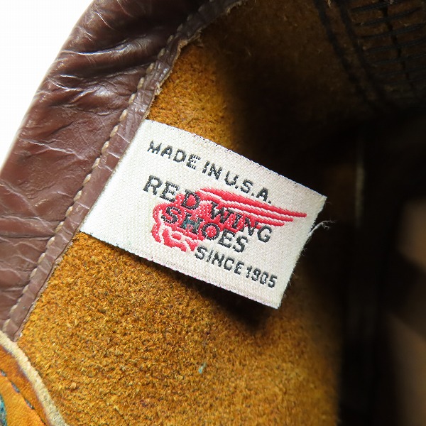 実際に弊社で買取させて頂いたRED WING/レッドウィング  アイリッシュセッター 羽根タグ ブーツ 875/8.5Eの画像 6枚目