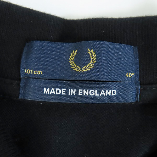 実際に弊社で買取させて頂いたFRED PERRY/フレッドペリー イングランド製 半袖ポロシャツ M3/157/635/377 size:40の画像 2枚目