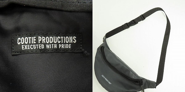 実際に弊社で買取させて頂いたCOOTIE/クーティー Leather Waist Pack ボディバッグ/ウエストバッグの画像 4枚目
