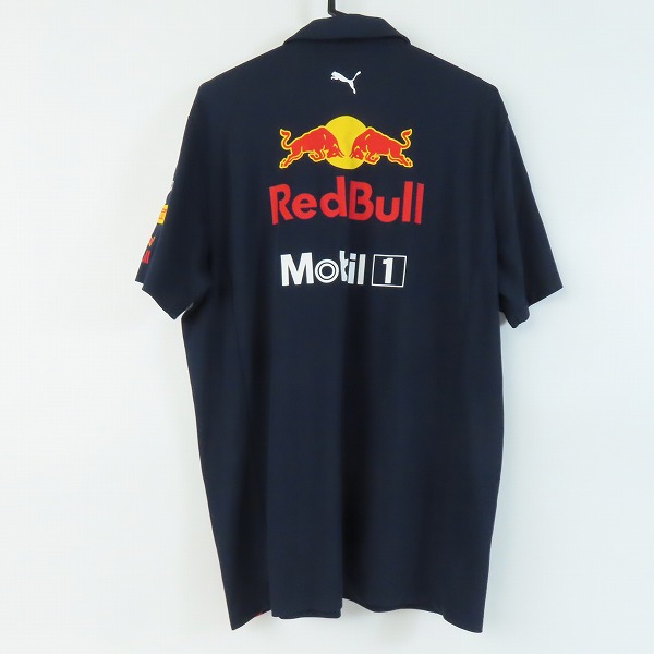 実際に弊社で買取させて頂いたPUMA/プーマ ASTON MARTIN RED BULL RACING レッドブル  レーシング チーム ポロシャツ 半袖 762516-01/Lの画像 1枚目