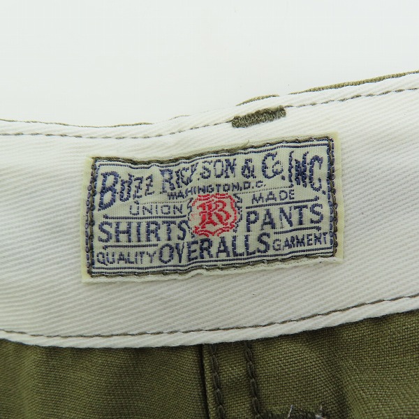 実際に弊社で買取させて頂いたBuzz Rickson's/バズリクソンズ チノパンツ/ワークパンツ BR40025 W34の画像 4枚目